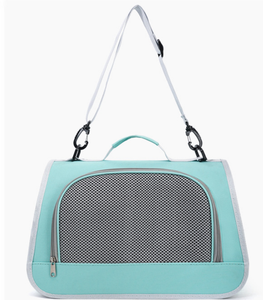 फोल्डेबल टिकाऊ एयरलाइन ने पालतू जानवरों के लिए यात्रा वाहक ऑक्सबर्ड सामग्री जिपर बंद करने वाले कुत्ते छोटे जानवरों के लिए क्लासिक शैली - Product Image 2