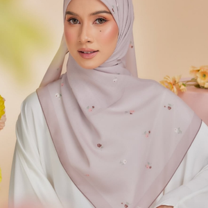 Premium Cotton Voile Printed Ethnic Bandana Floral Design Malaysian Muslim Hijab <b>Scarf</b> for <b>Women</b> - Product Image 2