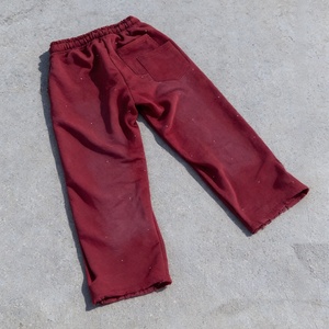 Pantalon de survêtement vintage streetwear surdimensionné de haute qualité avec strass, 100 % coton, imprimé sur mesure, coupe droite pour homme - Product Image 2