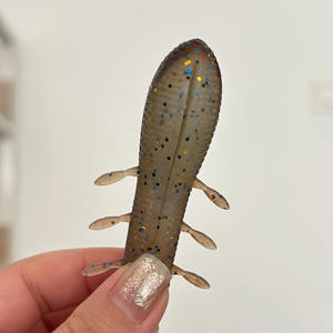 WEIHE appâts de pêche en PVC pour la pêche au bar à naufrage lent leurre de pêche en plastique souple avec granulés de sel - Product Image 5