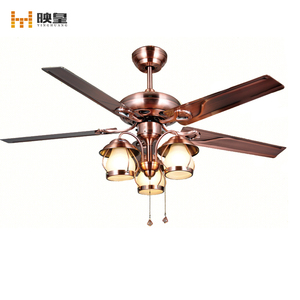 Lámpara de <span class=keywords><strong>pescador</strong></span> con aspas de Metal/madera, ventiladores de techo clásicos con lámpara, 48 pulgadas - Product Image 4