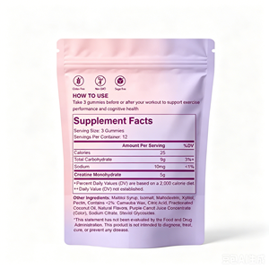 HKY OEM Creatine <b>Gummies</b> Berry Boost - Promotes Lean Muscle, Improves Strength | 36 Sugar Free <b>Gummies</b> Dietary Supplement - Product Image 2