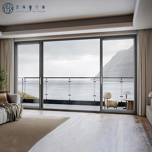 Sistema Scorrevole a Scomparsa in Vetro e Lega di Alluminio Moderno con Isolamento Termico per Esterni di Case, Hotel e Ville, Doppio Vetro Temperato - Product Image 4