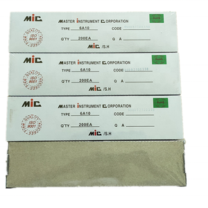 Fornire nuovo originale del caricatore/adattatore di alimentazione diodo raddrizzatore 6a1000v DO-41 pacchetto <span class=keywords><strong>6A10</strong></span> - Product Image 2