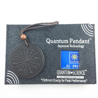 Pendentif Énergétique Amazon / Bijou Solide Anti-Âge en Pierre Volcanique Modèle KM8001 en Stock Vente en Gros