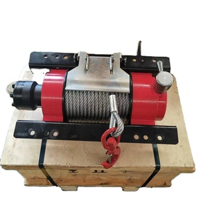 กว้านไฮดรอลิกสำหรับลากสายเคเบิล ขนาด 4/5/6/8 ตัน สำหรับรถลากจูง รถพ่วงบรรทุกรถยนต์ กว้านลากไม้ในป่า ขนาด 7500/9000/11000/15000 ปอนด์ - Product Image 5