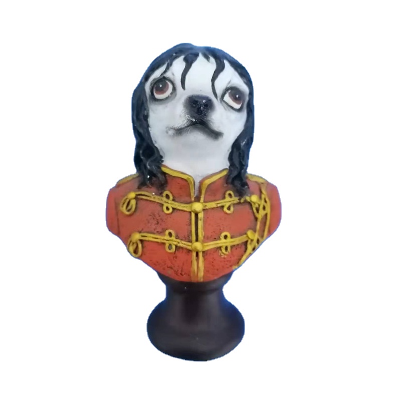 マイケルジャクソン犬　置物　オブジェ　犬　ワンちゃん　飾り　イヌ　いぬ　ドッグ 2024 Michael Jackson Custom Dog Poodle Figurine & Ornament - OEM