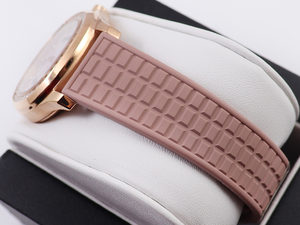 Montre de mode pour femme, mouvement mécanique automatique ajouré exquis, boîtier en acier inoxydable, cadran en cristal saphir, étanche 100 bars - Product Image 3