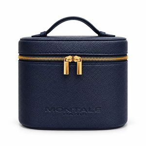 Bolsa de Maquillaje de PU Texturizado de Marca Privada con Inserto de Fieltro Extraíble, Estuche de Viaje Estructurado para Maquillaje para Marcas de Belleza OEM ODM - Product Image 6
