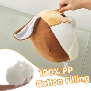 Almohada de <span class=keywords><strong>Beagle</strong></span> de dibujos animados, muñeco de peluche, almohada encantadora para niños, cómodo respaldo en cumpleaños, Navidad, venta al por mayor - Product Image 3