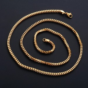 Chaîne de collier tressée pour homme en acier inoxydable couleur or/argent 3 mm, collier ras du cou pour femme et homme, bijou en métal de haute qualité, accessoire cadeau - Product Image 4