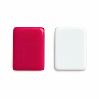 Mahjong américain en acrylique : Personnalisez votre ensemble de 160 pièces luxueuses et élégantes pour adultes, multi-couches et sur mesure