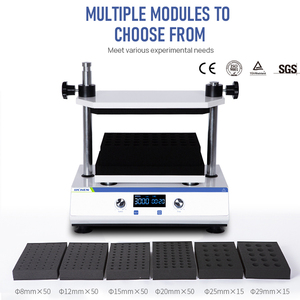 خلاط دوامي متعدد الأنابيب من LICHEN بسرعة 3000 دورة في الدقيقة مع تحكم رقمي و6 وحدات قابلة للتبديل ومحرك تيار مستمر بدون فرش بمسار 4 مم لأنابيب بسعة 0.5-50 مل - Product Image 4