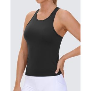 FOXA Racerback Débardeur de sport pour femme, coupe ajustée, sans manches, respirant, pour le yoga - Product Image 5