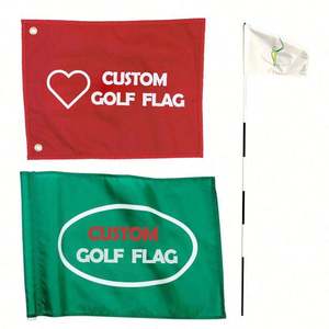 Drapeau de cible de golf d'impression de logo de quantité minimale de commande bas de qualité - Product Image 1