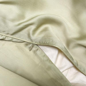 Refroidissement <span class=keywords><strong>Bio</strong></span> Enzyme Desizing Tencel 400T Ensemble de literie pour dormeur chaud Hypoallergénique Écologique Lyocell Housse de couette Ensemble de draps - Product Image 5