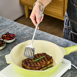 Juego de Utensilios de Cocina de Titanio Puro, Resistente a Altas Temperaturas y Apto para Lavavajillas, Incluye Espátula, Cuchara para Sopa, Cucharón, Utensilio para Freír Carne - Product Image 3