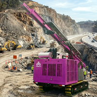 Equipo de Perforación de Cimentaciones con Cabina Cerrada a Prueba de Polvo, Martillo Hidráulico, Máquina de Hincado de Cimentaciones, Hincadora Diésel