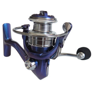 Kumparan pancing es pemenang ganda, pegangan EVA lengan ayun logam 5.2:1 maksimal seret 4,5 kg 3 + 1BB bunglon - Product Image 1