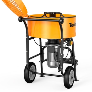 Malaxeur à mortier portable 80L 1100W, malaxeur à action forcée, machine de construction - Product Image 5