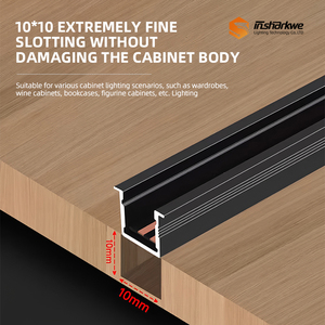 24v 10mm ultra delgado mini sistema de luz de pista magnética para gabinete - Product Image 5