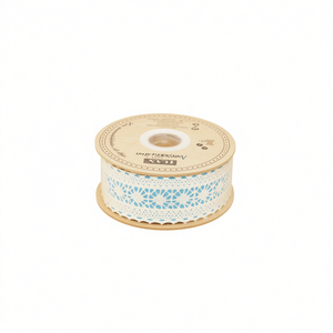 Strisce di pizzo Iln 4,0 cm x 9 m colore crema per artigianato e cucito - Product Image 1