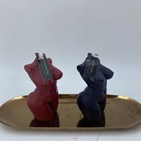 Bougie en cire de soja écologique, mannequin féminin brésilien BBL grande taille, demi-corps, avec poitrine et fesses généreuses, pour décoration intérieure - Nouveauté très prisée