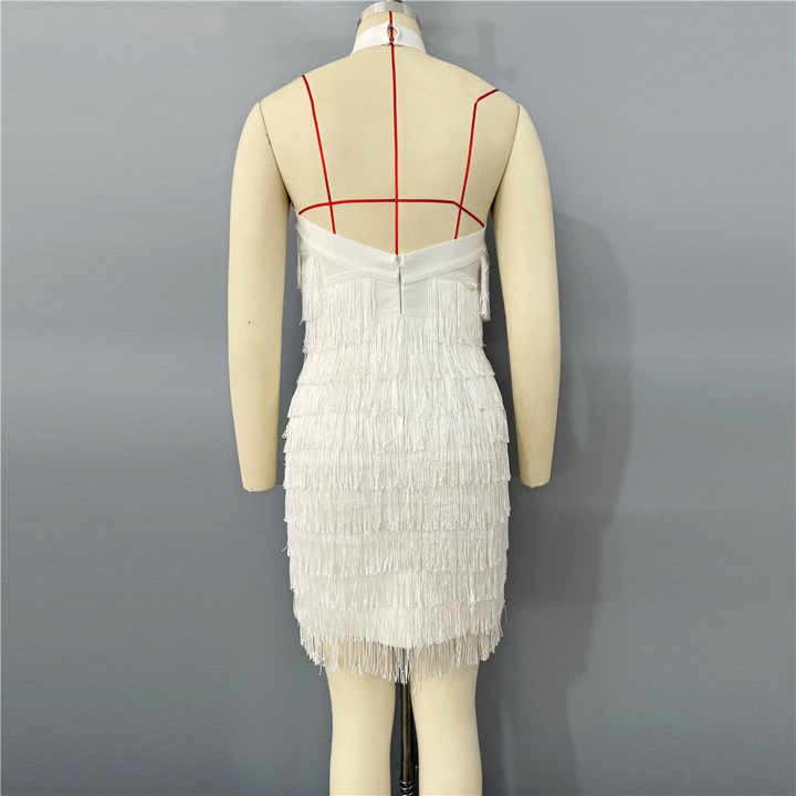 Summer New Strapless V-neck Bow Casual Dress Women Party Dresses Woman Princess Dress