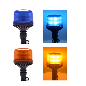 Feux stroboscopiques LED de haute qualité Couleur ambre/bleue IP66 Rotation Balise d'avertissement - Product Image 3