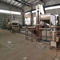 Machine industrielle automatique pour la production de tahini, ligne de production de beurre de cacahuètes, machine à fabriquer du beurre d'arachide, machine à pâte de noix et de sésame