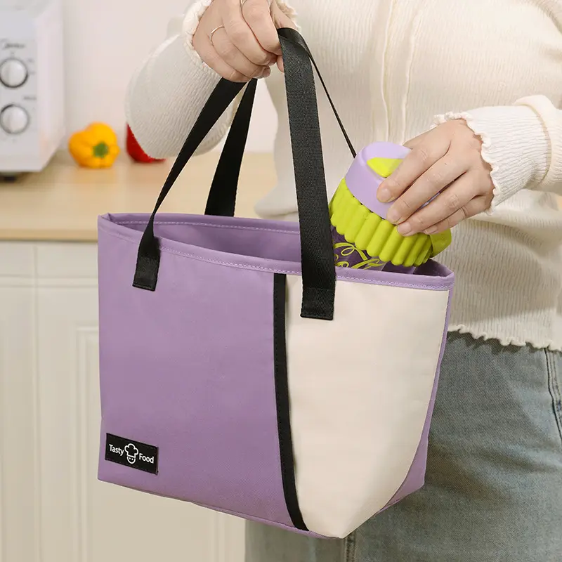 oxford cloth lunch cooler thermal food bags insulated lunch box bag custom capacity thermal waterproof picnic cooler bags
