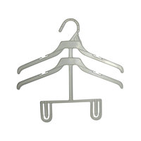 Cintre en plastique monobloc pour vêtements de bébé et d'enfant, maillots de bain et pantalons, organisateur pour sac de transport