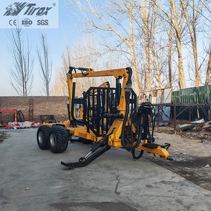 <span class=keywords><strong>Remorque</strong></span> forestière robuste <span class=keywords><strong>pour</strong></span> VTT avec grue, chariot professionnel <span class=keywords><strong>pour</strong></span> VTT <span class=keywords><strong>pour</strong></span> la foresterie et l'exploitation forestière - Product Image 1