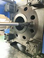 Volledig automatische horizontale spuitgietmachine voor PET/ABS/PP fruitkratten, servo-aangedreven, energiebesparend, hydraulisch, 550T