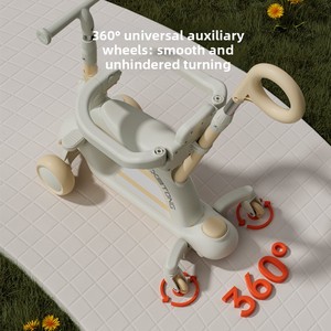 Nouveau design 6-en-<span class=keywords><strong>1</strong></span> : Siège <span class=keywords><strong>auto</strong></span> et trottinette combinée pour enfants, trottinette multifonctionnelle convertible pour tout-petits avec poignée de poussée et hauteur réglable - Product Image 2