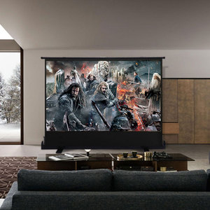 Hướng dẫn sử dụng 16:9 80 inch kéo lên màn hình chiếu di động đứng, phim di động rạp hát tại nhà kính sợi trắng - Product Image 6