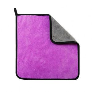 Toalla Promocional Pequeña de Microfibra de 400 g/m², Anti-Rayaduras, de Fibra de Coral, 30x30 cm, para Lavado de Autos - Product Image 1