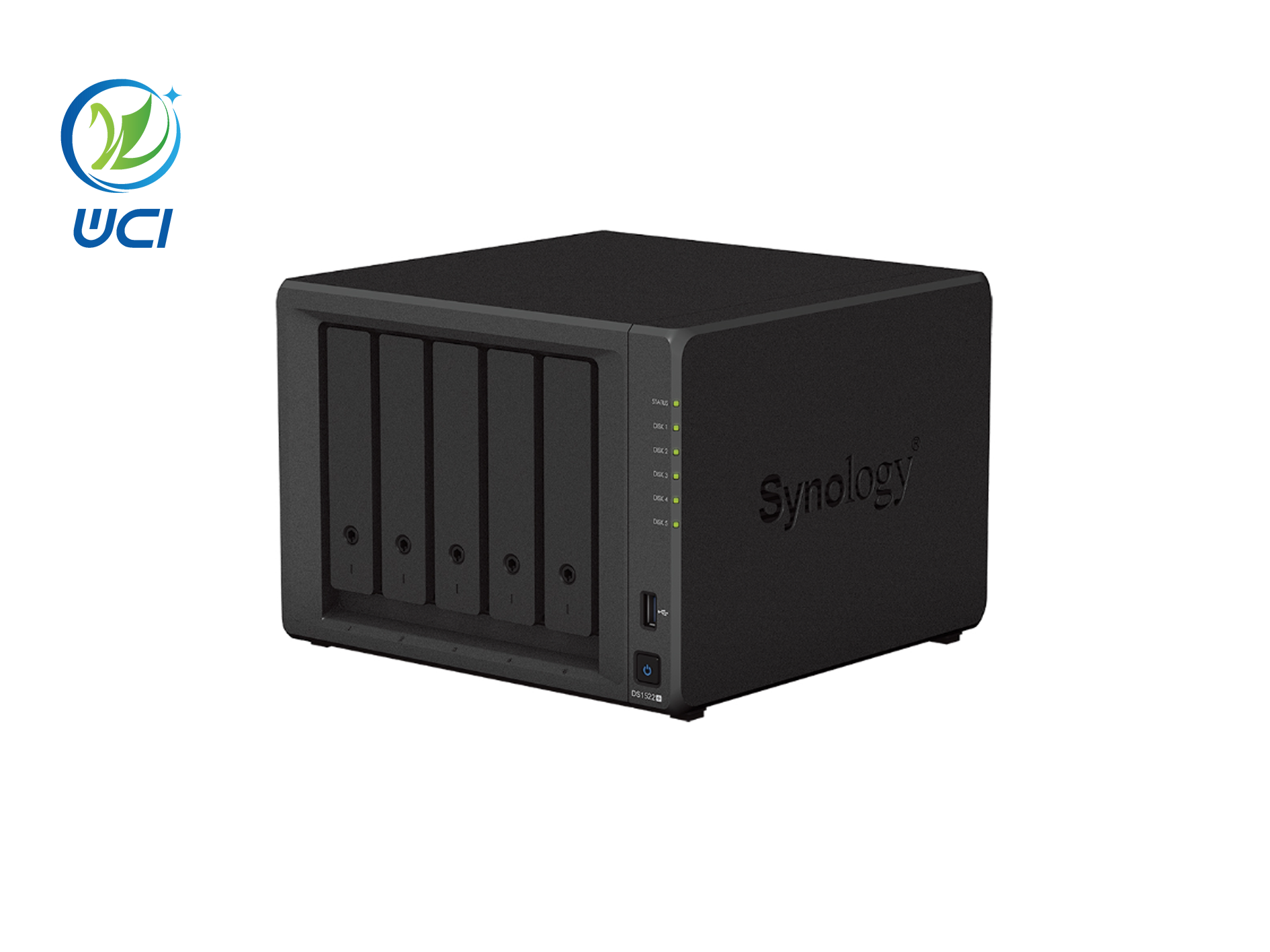 ORANGLES Synology DiskStation DS1522+ 5-Bay NAS | Versatile Data Storage Hub for Home & Office | New Model – orangles Kuwait - detailed closeup view - illustrating benefits - Image 3 of 6 | created for all | Shop Synology DiskStation DS1522+ 5-Bay NAS | Versatile Data Storage Hub for Home & Office | New Model – orangles Kuwait North Carolina | Free Shipping ORANGLES