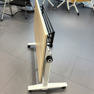 Bàn văn phòng có thể gập lại có thể điều chỉnh bàn hội nghị Gỗ Hiện Đại trường đào tạo phiên thương mại sử dụng bàn văn phòng mô-đun - Product Image 4