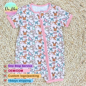 Bí Ẩn hộp Giáng SINH PIJAMA nhân vật Mickey Minnie bé tre Romper Zippy quần áo sơ sinh bodysuit - Product Image 3