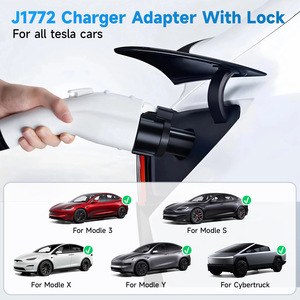 J1772 To Tesla Adapter <b>Kit</b> 80A Max For <b>Model</b> 3 Y S X Cybertruck Retrofit Upgrade Plastic Connector - Product Image 2