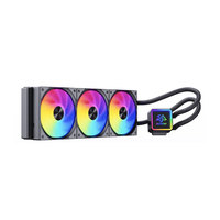 SNOWMAN 360mm ARGB RGB AIO Refroidisseur LED 5V 3pin CPU Refroidissement Par Eau 12V Liquide Cuivre Aluminium Radiateur PWM PC Ordinateur Processeur