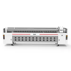 เครื่องพิมพ์อิงค์เจ็ทอัตโนมัติ 3200 มม. เครื่องพิมพ์ขนาดใหญ่รูปแบบขนาดใหญ่ 1,024 หัว 3.2 เมตรแบนเนอร์เครื่องพิมพ์รูปแบบขนาดใหญ่