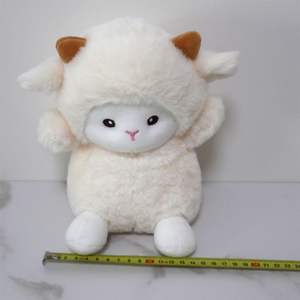 Oveja de Peluche Blanca: Venta al por Mayor Directa de Fábrica, Animal de Peluche Suave para Máquina de Garras, Regalo de Alta Calidad, Muñeco de <span class=keywords><strong>Cordero</strong></span> Esponjoso para Niños - Product Image 3