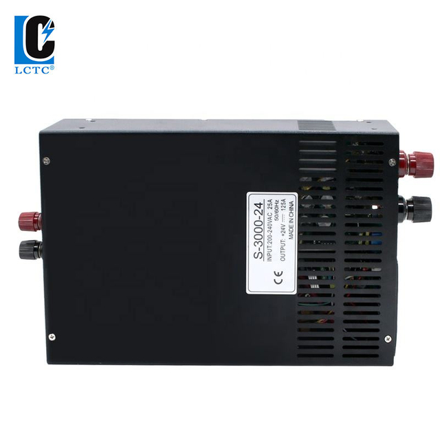 High-Power AC to DC Power Supply Output Voltage 120A 100A 30A S-2000W 3000W Switching Power Supply 24v 12v Transformer