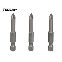 Tournevis magnétique Phillips TOOLJOY 50 mm en acier S2 taïwanais haute dureté avec embout hexagonal de 1/4 pouce pour perceuses électriques