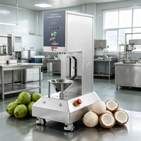 Machine à peler les jeunes noix de coco vertes automatique en acier inoxydable, éplucheur commercial de noix de coco