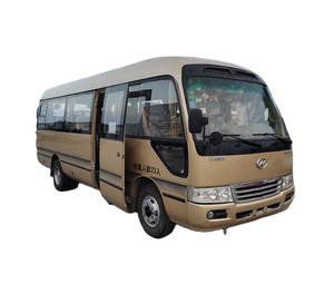 Posavasos de <span class=keywords><strong>segunda</strong></span> <span class=keywords><strong>mano</strong></span> para coche, <span class=keywords><strong>Mini</strong></span> autobús usado KLQ6702E4 con motor de dirección izquierda, 23 asientos, 2014 años - Product Image 1