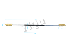 Bastón <span class=keywords><strong>de</strong></span> <span class=keywords><strong>Fuego</strong></span> <span class=keywords><strong>de</strong></span> Aluminio Duradero con Mecha Isis-Yiqu <span class=keywords><strong>de</strong></span> 146 cm para Artistas <span class=keywords><strong>de</strong></span> Flujo <span class=keywords><strong>de</strong></span> Llama y Artistas <span class=keywords><strong>de</strong></span> Circo - Product Image 6