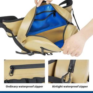 Porte-bouteille imperméable personnalisé en TPU pour l'extérieur, fermeture éclair sécurisée, sac banane léger pour la randonnée et le trekking - Product Image 3